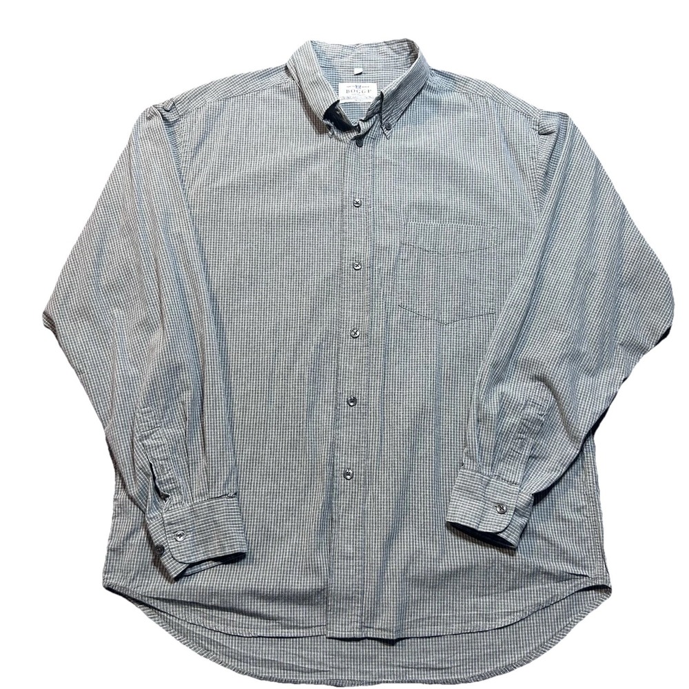 Boggi Milano Made In Italy Button Up Shirt Size XL